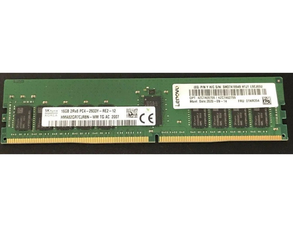 Ram Server 16GB Micron  2933Mhz TruDDR4 RDIMM Lenovo (4ZC7A08708) Ram Server 16GB Micron  2933Mhz TruDDR4 RDIMM Lenovo (4ZC7A08708)